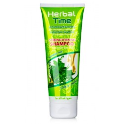 Подсилващ шампоан за коса с 3 масла и 7 билки Herbal Time - Rosa Impex